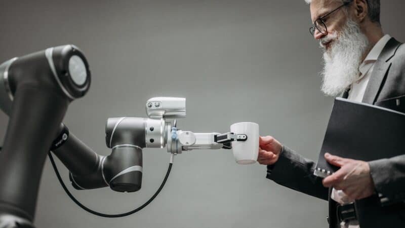 Modern dental practice using advanced technology and digital tools